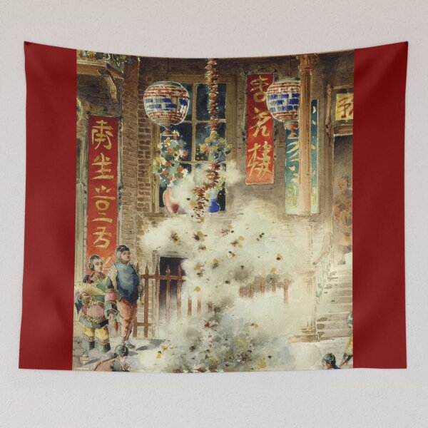Item preview, Chinatown New Year Celebration, Robt. Blum designed and sold by Henry Nelson Design.