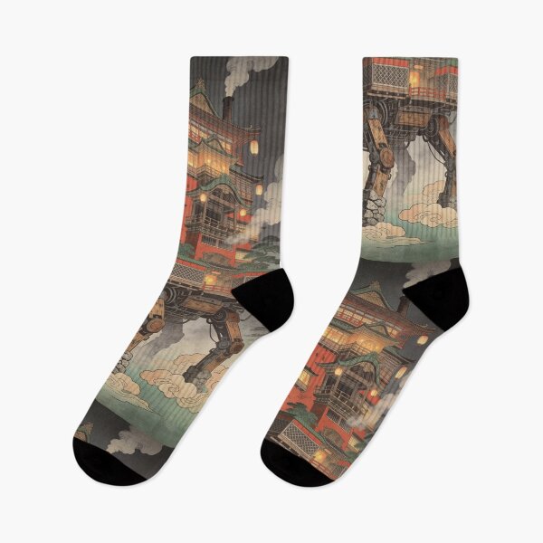 Item preview, Wandering ancient bathhouse in the Japanese mist designed and sold by floatingedge.
