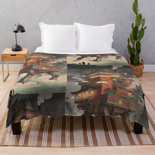 Item preview, Wandering ancient bathhouse in the Japanese mist designed and sold by floatingedge.