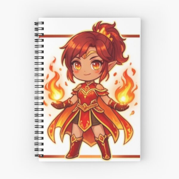 Item preview, Fire Battle Girl Icon designed and sold by Solace Sparkles.