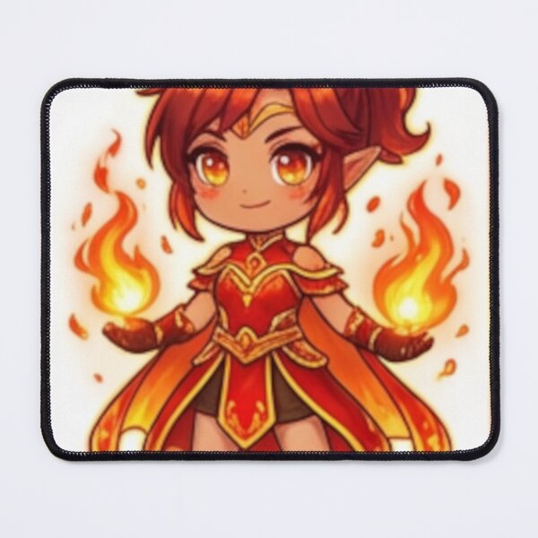 Item preview, Fire Battle Girl Icon designed and sold by Solace Sparkles.