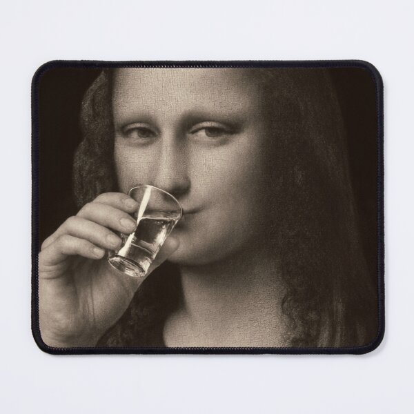 Item preview, Mona Lisa Taking a Shot  designed and sold by Analog Aura .