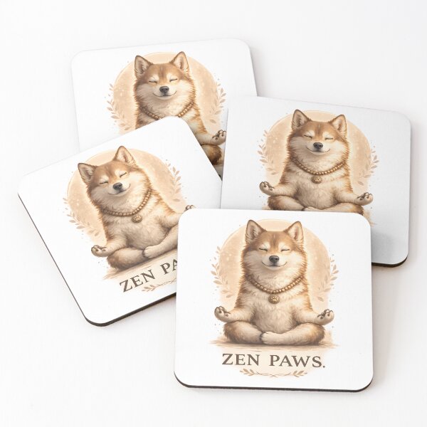 Item preview, Zen Paws Shiba Inu Yoga Dog – Cute Meditation Pet Design designed and sold by PurfectPredator.