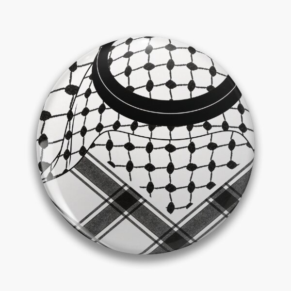Item preview, Black Traditional Keffiyeh Pattern designed and sold by AbstractAcid.