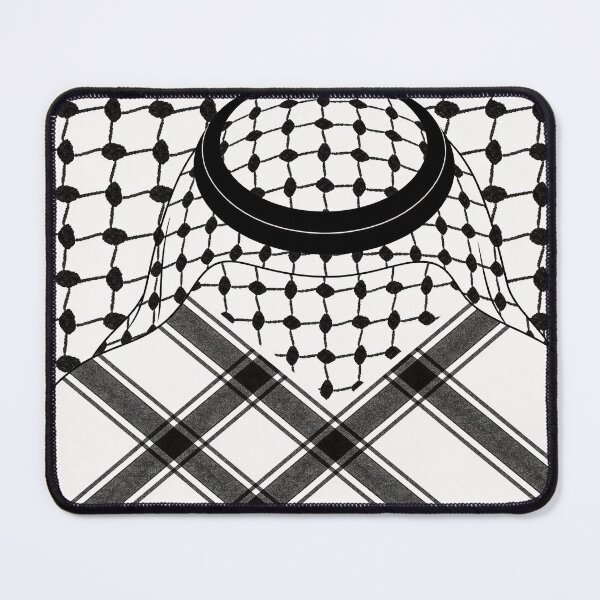 Item preview, Black Traditional Keffiyeh Pattern designed and sold by AbstractAcid.