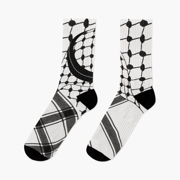 Item preview, Black Traditional Keffiyeh Pattern designed and sold by AbstractAcid.