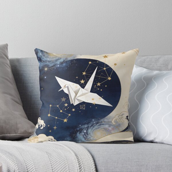 Item preview, Cosmic origami crane in the starry night designed and sold by floatingedge.