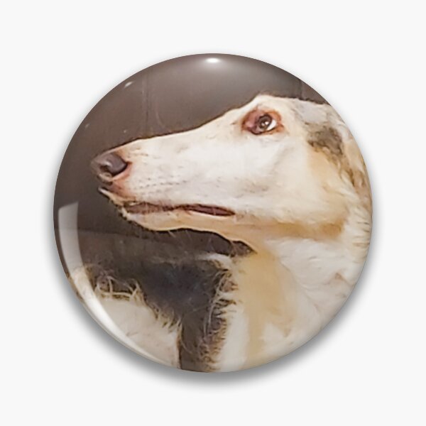 Item preview, Relaxed White and Cream Hound Lying on Sofa in Cozy Home Setting designed and sold by ivon55.