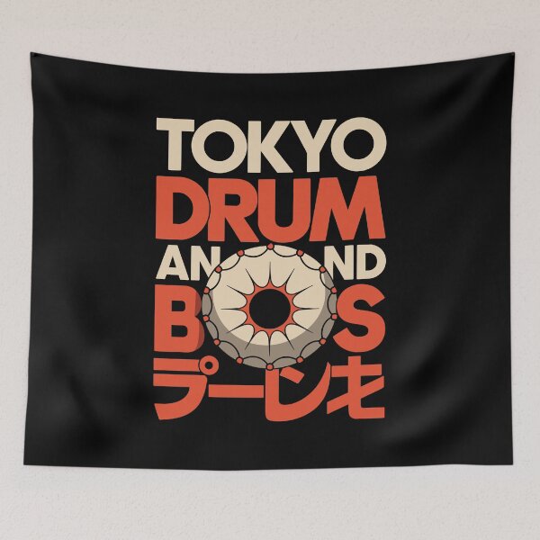 Item preview, Tokyo Drum and Bass – Japanese DnB Streetwear Graphic designed and sold by paulo silveira.