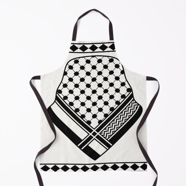 Item preview, Bold Black Keffiyeh Textile Pattern designed and sold by AbstractAcid.