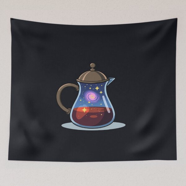 Item preview, Cosmic Galaxy Coffee Pot Art designed and sold by ItzLacarth.