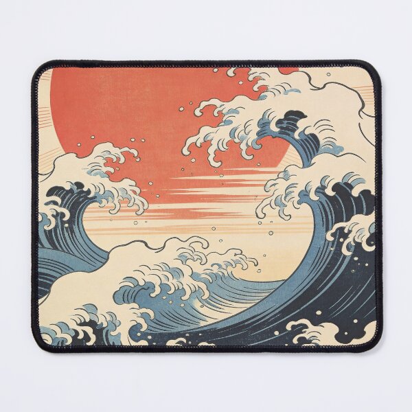 Item preview, The Great Wave Before the Red Sun designed and sold by floatingedge.