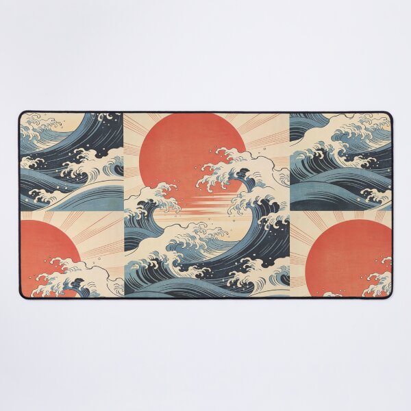 Item preview, The Great Wave Before the Red Sun designed and sold by floatingedge.