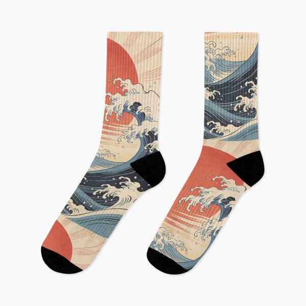 Item preview, The Great Wave Before the Red Sun designed and sold by floatingedge.