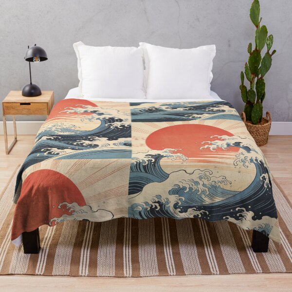 Item preview, The Great Wave Before the Red Sun designed and sold by floatingedge.