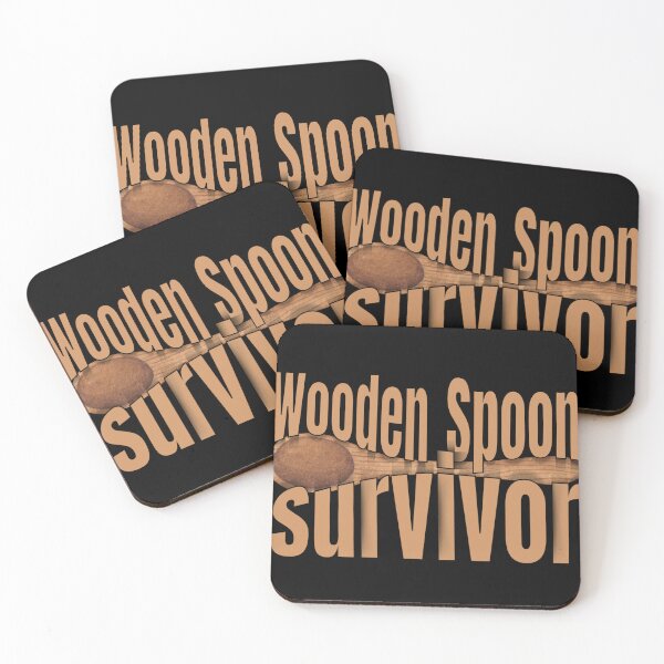 Item preview, Funny Retro Wooden Spoon Survivor   designed and sold by CasmariaOnlineShop -.