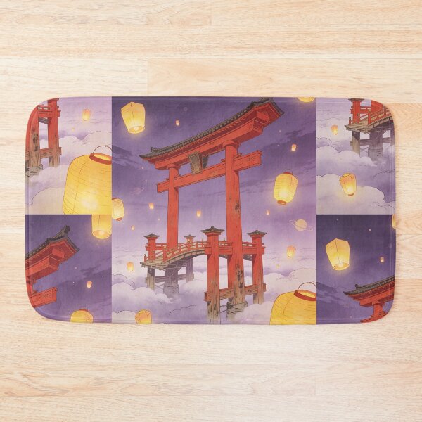 Item preview, Floating Torii gate in the lantern sky designed and sold by floatingedge.