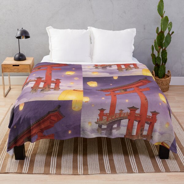 Item preview, Floating Torii gate in the lantern sky designed and sold by floatingedge.