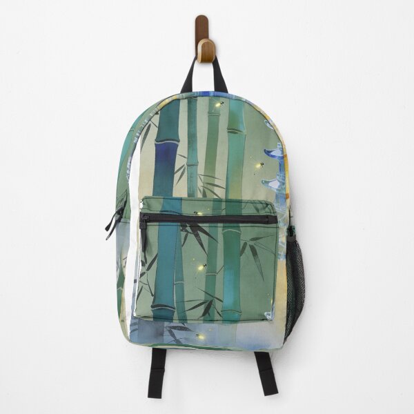 Item preview, Glass pagoda in a mystical bamboo forest designed and sold by floatingedge.