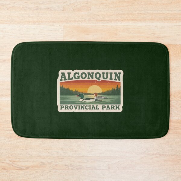 Item preview, Algonquin Park Vintage Travel Sticker (Merganser Ducks) designed and sold by Collector's Collections.