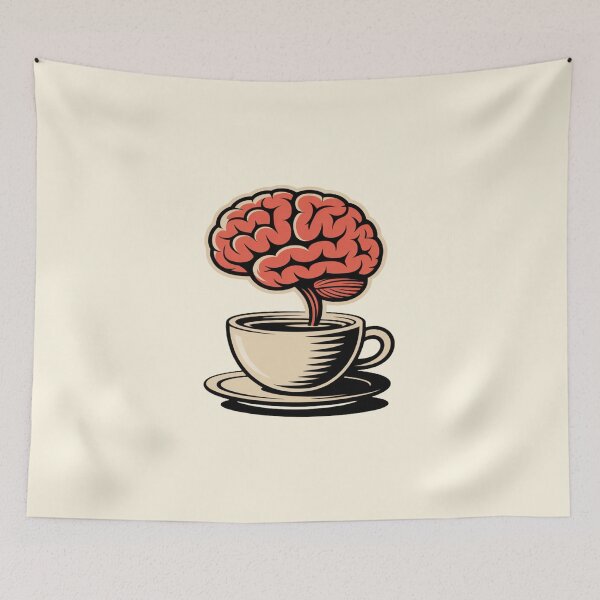 Item preview, Vintage Coffee Brain Creative Energy Concept designed and sold by ItzLacarth.