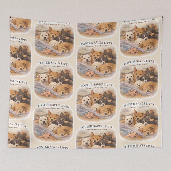 Item preview, FOSTER SAVES LIVES – Temporary Home, Real Love designed and sold by Tiny Joy World.