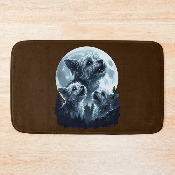 Item preview, Funny Shorkies Howling Three Wolf Moon Parody Dog designed and sold by Leonardo Palumbo.