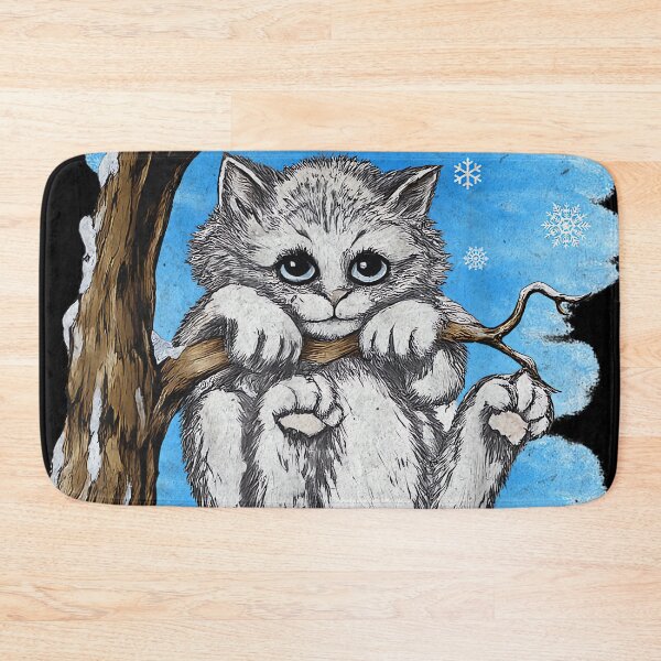 Item preview, Hang in There Baby Cat in Snow designed and sold by JamesARager.