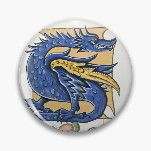 Item preview, Medieval Manuscript Dragon designed and sold by CorbeauCat.