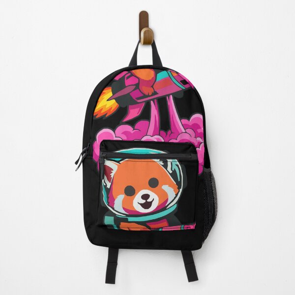 Item preview, Cosmic Rocket Red Panda – Kawaii Astronaut Space Art designed and sold by LineLoo.