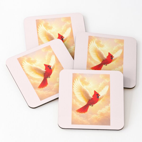 Item preview, Cardinal with Angel Wings designed and sold by Vermont Gifts and Art.