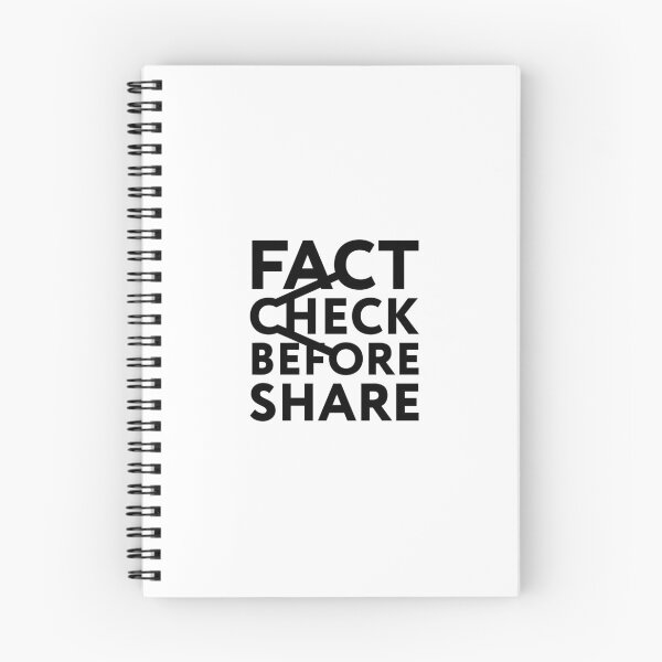 Item preview, Fact Check Before Share (Black) designed and sold by nobody754.