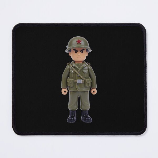 Item preview, Illustration of a plastic figurine of a not-so-nice US soldier from the 1970s! designed and sold by Alan-David.