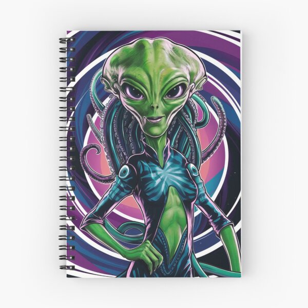 Item preview, Curious Visitor  Playful Green Alien designed and sold by Vivid Art Zone.
