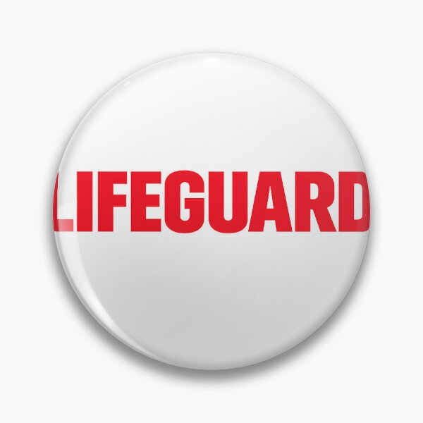 Item preview, Minimal Lifeguard Bold Red Typography designed and sold by KawaiiOrbit.