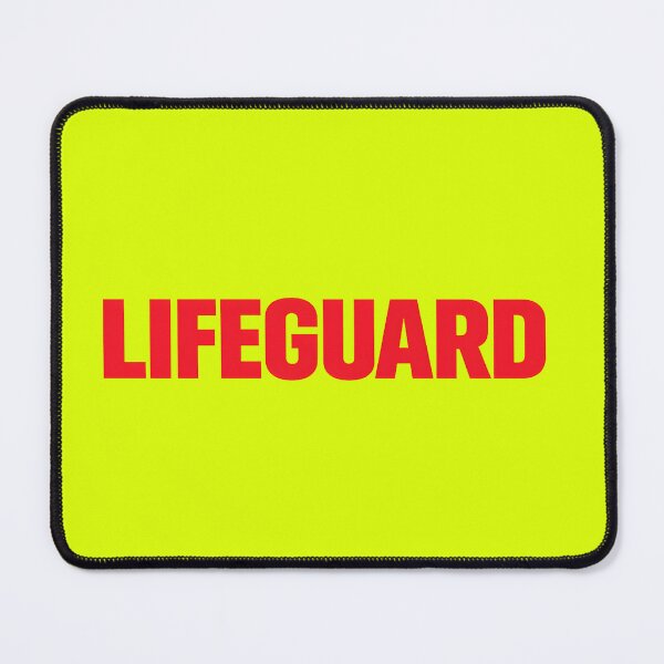 Item preview, Minimal Lifeguard Bold Red Typography designed and sold by KawaiiOrbit.