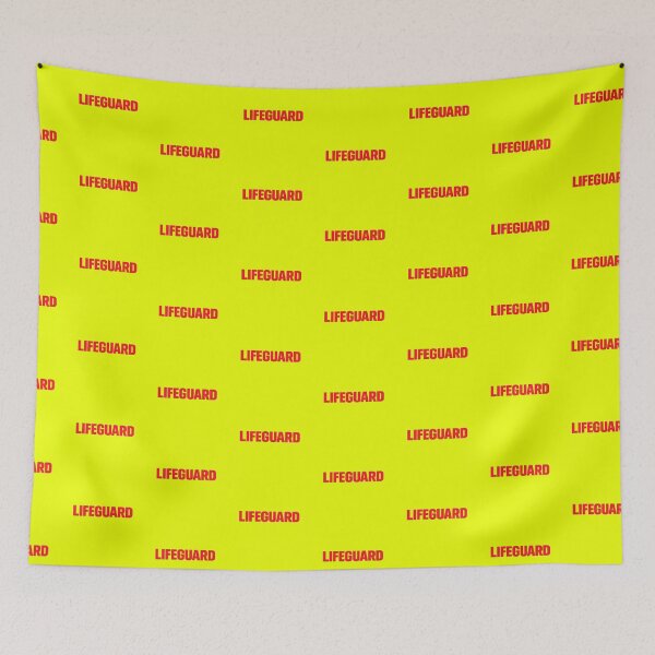 Item preview, Minimal Lifeguard Bold Red Typography designed and sold by KawaiiOrbit.