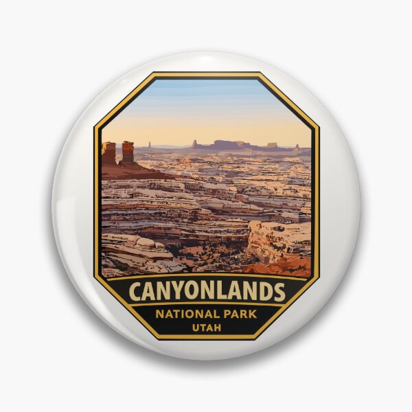 Item preview, Canyonlands National Park Moah Utah Retro, Colorado River and Green River designed and sold by Gideon Emmerich.