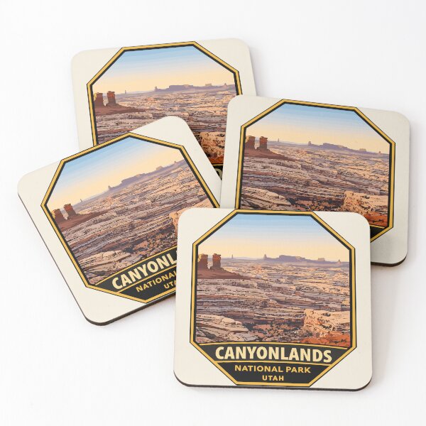 Item preview, Canyonlands National Park Moah Utah Retro, Colorado River and Green River designed and sold by Gideon Emmerich.