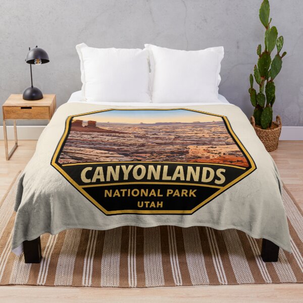 Item preview, Canyonlands National Park Moah Utah Retro, Colorado River and Green River designed and sold by Gideon Emmerich.