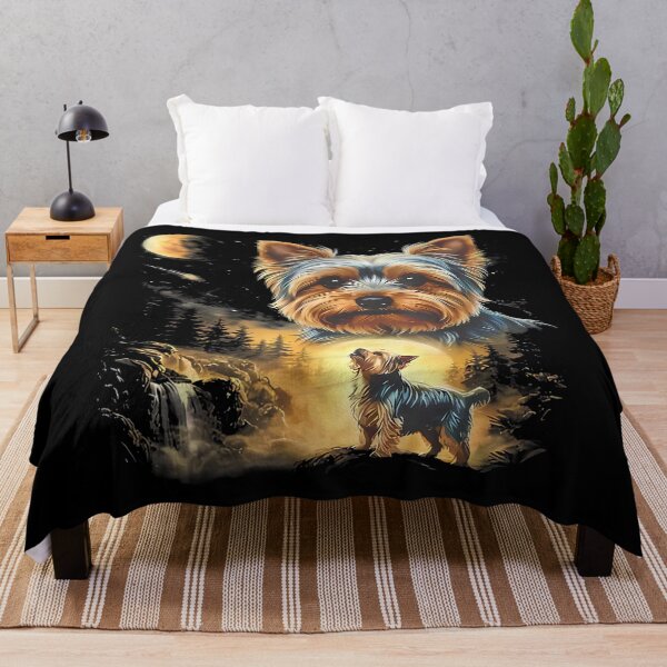 Item preview, Yorkie Howling to The Moon Vintage designed and sold by JamesARager.