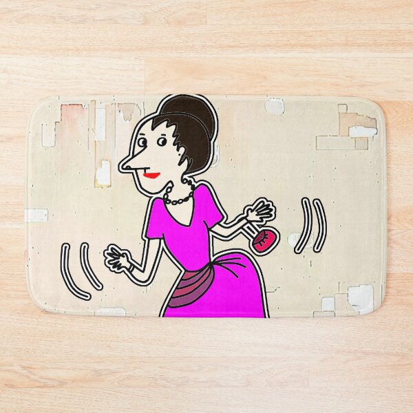 Item preview, "Whimsical Dancing Woman in Pink Dress" designed and sold by nighttime1990.