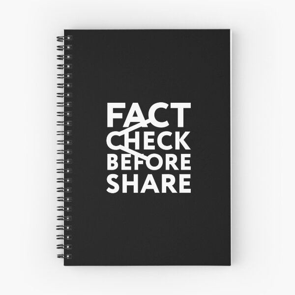 Item preview, Fact Check Before Share (White) designed and sold by nobody754.