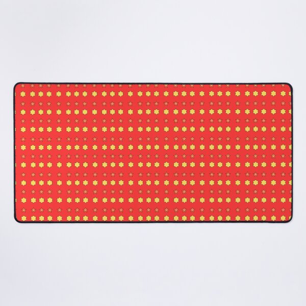 Item preview, Yellow and Orange Alternating Stars on red background pattern designed and sold by fev-rocks.