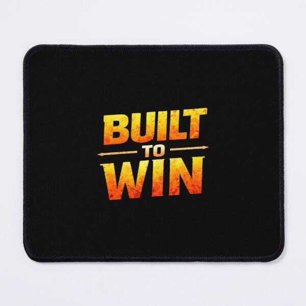 Item preview, Built To Win Bold Motivational Typography | Streetwear Mindset Design designed and sold by ArtByMuneer.