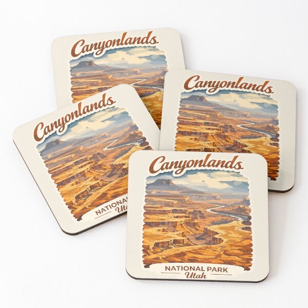 Item preview, Canyonlands National Park Moah Utah Retro Badge designed and sold by Gideon Emmerich.