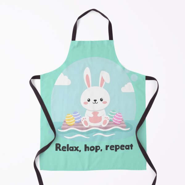 Item preview, Relax, Hop, Repeat – Floating Bunny Easter Illustration designed and sold by Sea Gem.