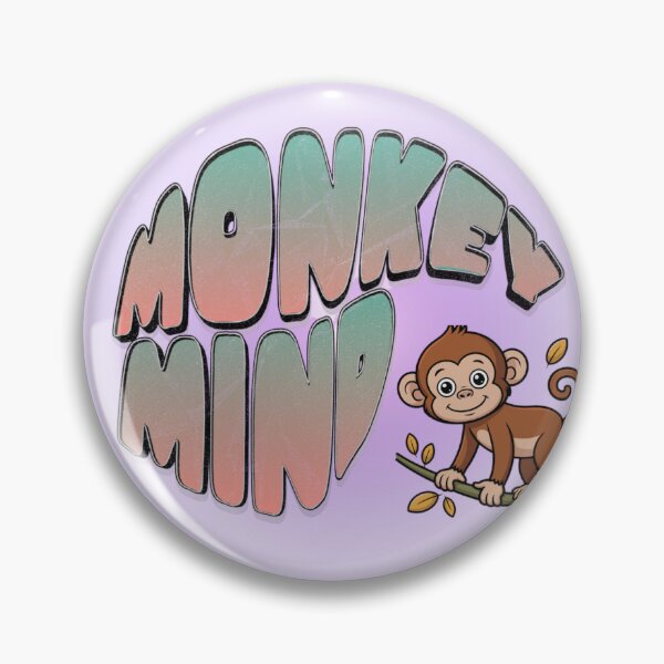 Item preview, Monkey Mind Glow - Mind Energy designed and sold by PriyaMagic.