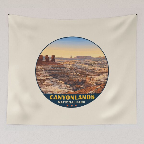 Item preview, Canyonlands National Park Moah Utah Retro, Colorado River and Green River designed and sold by Gideon Emmerich.