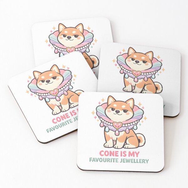 Item preview, Cone Is My Favourite Jewellery – Funny Veterinary Dermatology Dog Design designed and sold by Bettybee00.